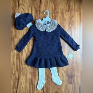 Baby Girl sweater dress set